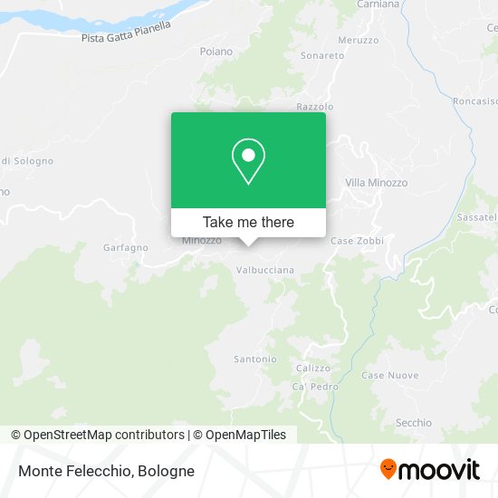 Monte Felecchio map
