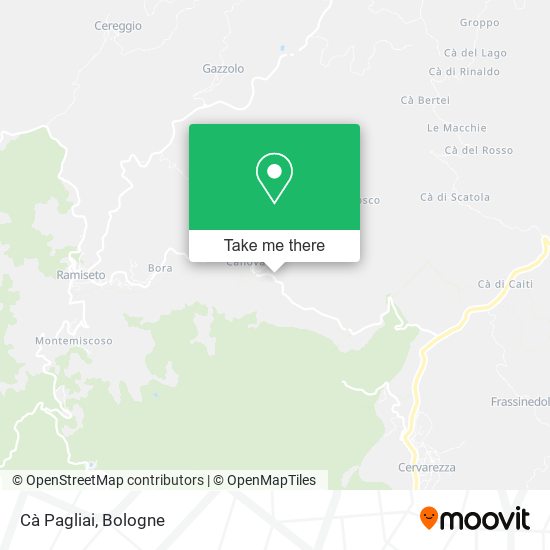 Cà Pagliai map