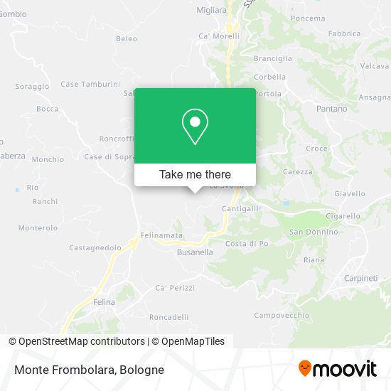 Monte Frombolara map
