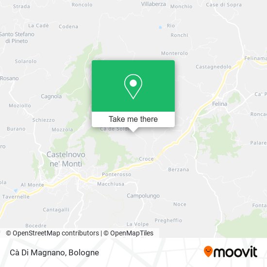 Cà Di Magnano map