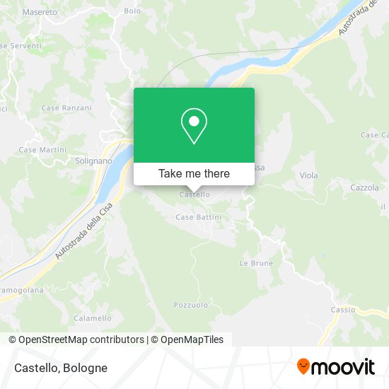 Castello map