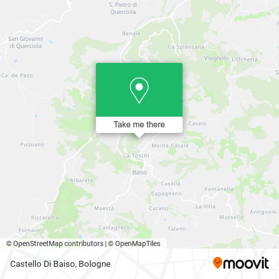 Castello Di Baiso map