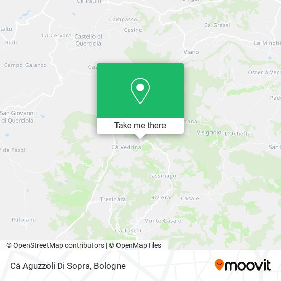 Cà Aguzzoli Di Sopra map
