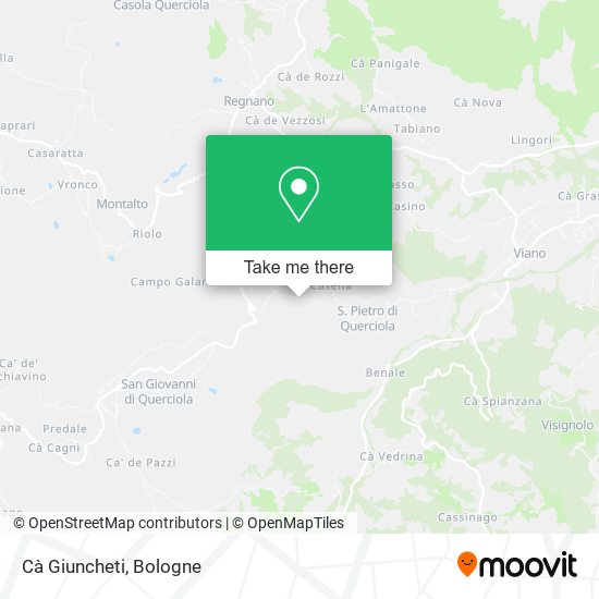 Cà Giuncheti map