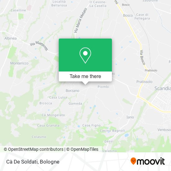Cà De Soldati map