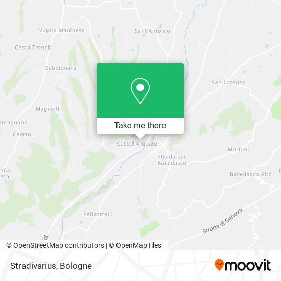 Stradivarius map