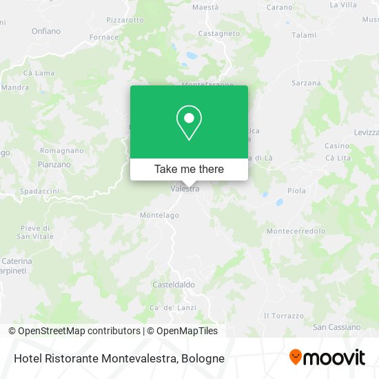 Hotel Ristorante Montevalestra map