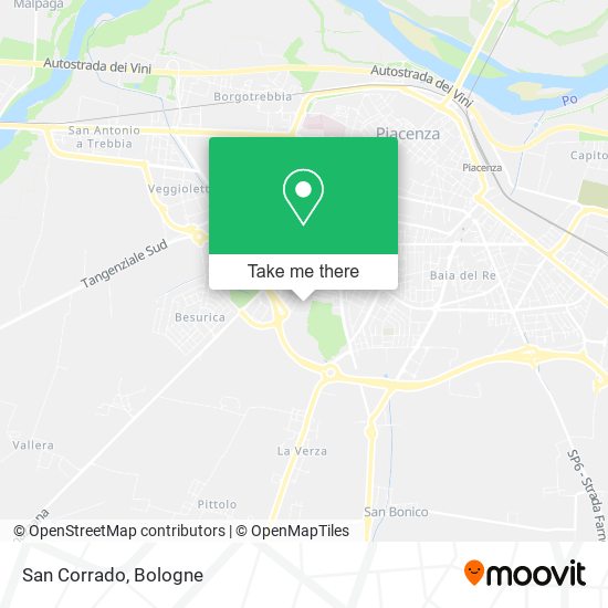 San Corrado map