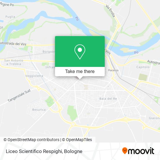 Liceo Scientifico Respighi map