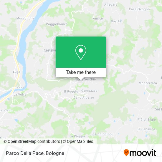 Parco Della Pace map