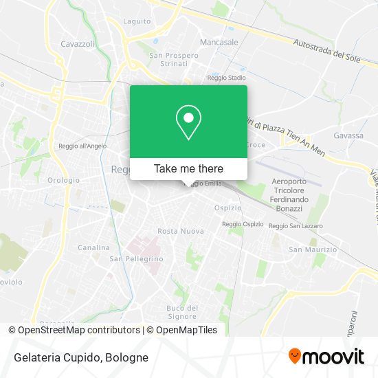Gelateria Cupido map