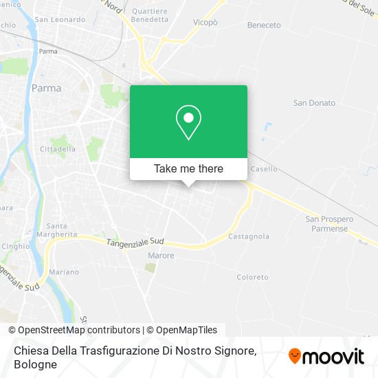 Chiesa Della Trasfigurazione Di Nostro Signore map