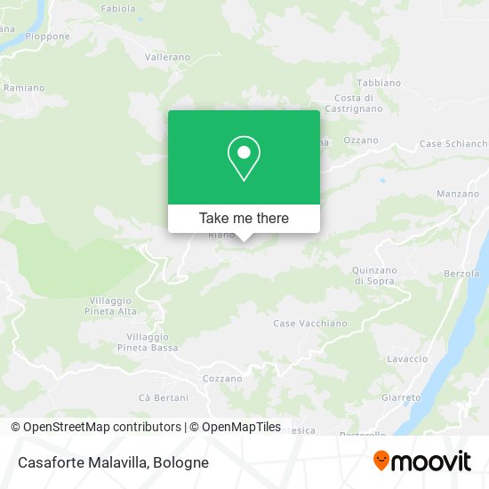 Casaforte Malavilla map