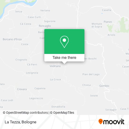 La Tezza map