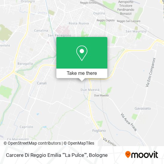 Carcere Di Reggio Emilia ""La Pulce"" map