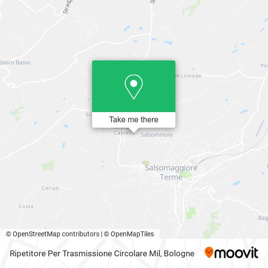Ripetitore Per Trasmissione Circolare Mil map