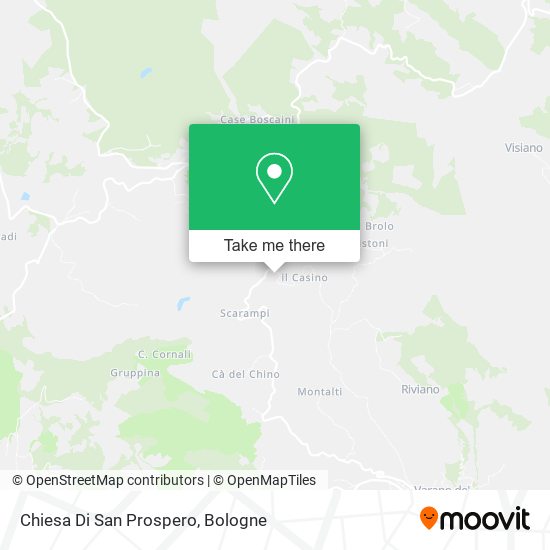 Chiesa Di San Prospero map