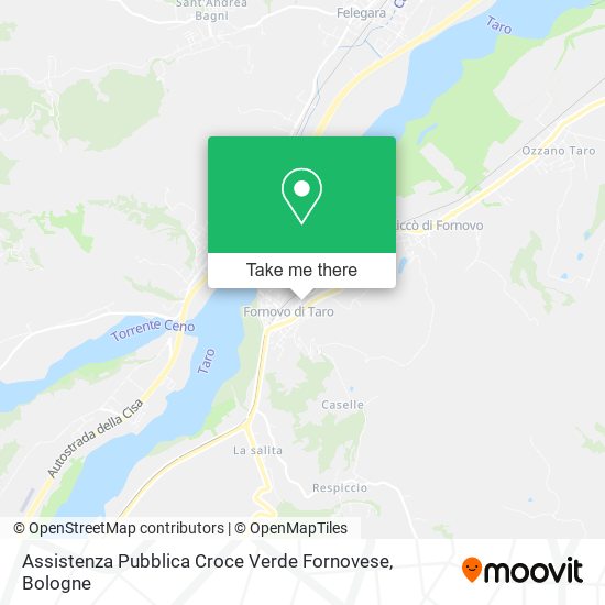 Assistenza Pubblica Croce Verde Fornovese map