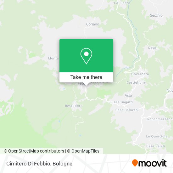 Cimitero Di Febbio map