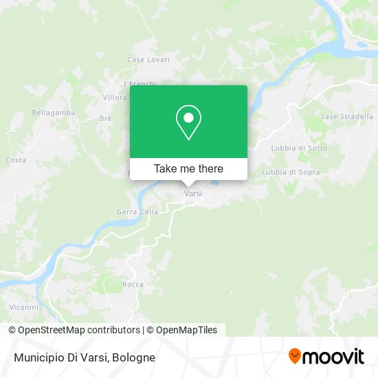 Municipio Di Varsi map