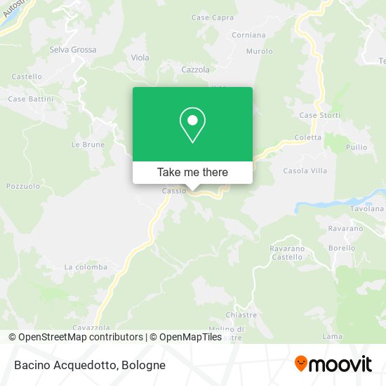 Bacino Acquedotto map