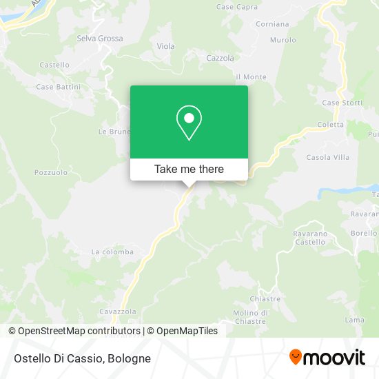 Ostello Di Cassio map