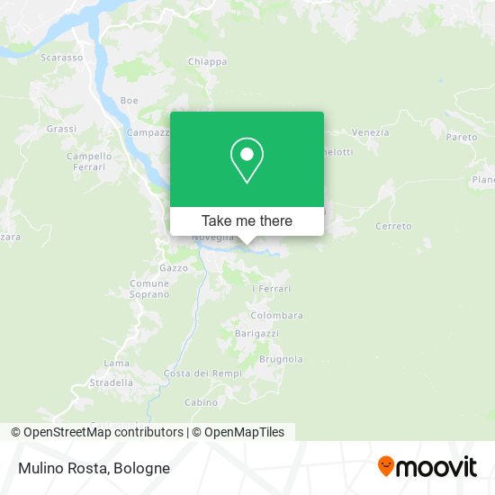 Mulino Rosta map