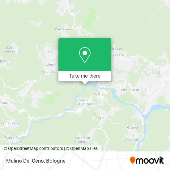 Mulino Del Ceno map