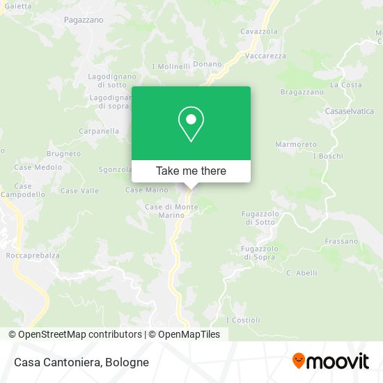 Casa Cantoniera map