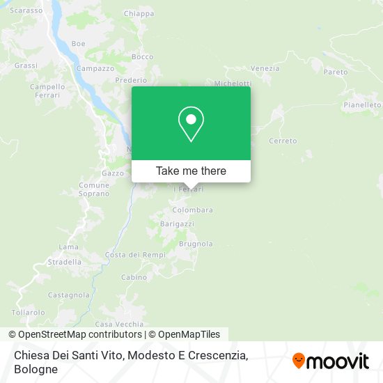 Chiesa Dei Santi Vito, Modesto E Crescenzia map