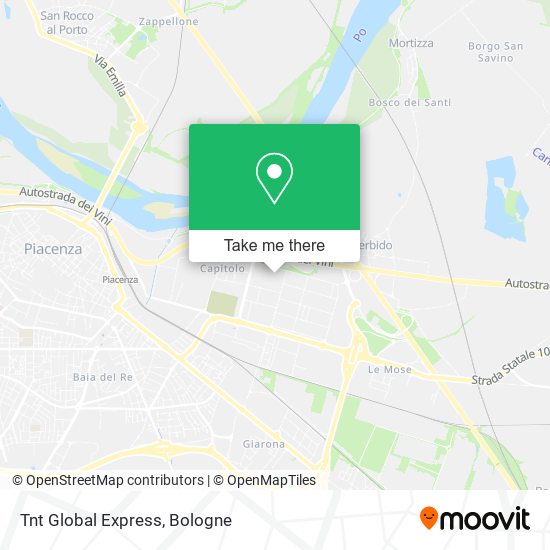 Tnt Global Express map