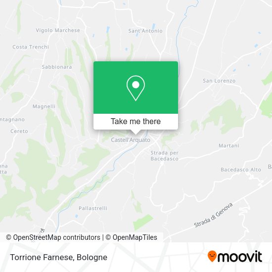 Torrione Farnese map