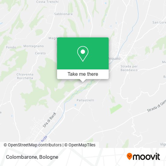 Colombarone map