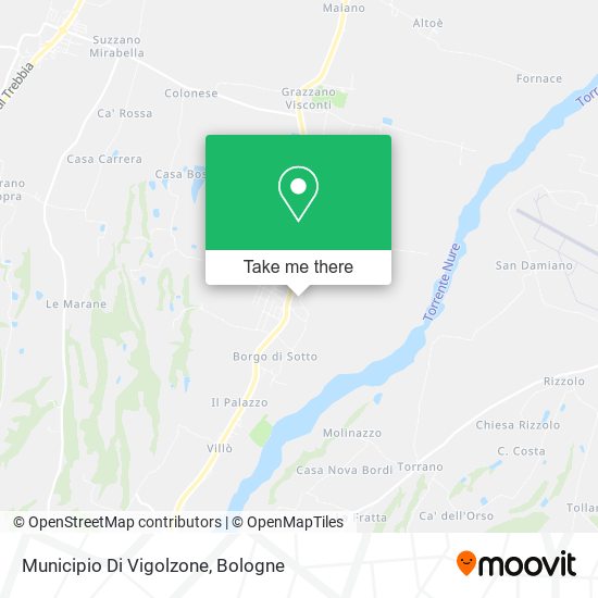 Municipio Di Vigolzone map