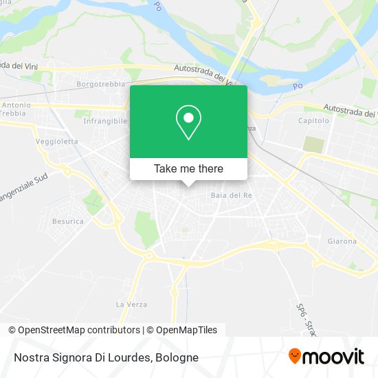 Nostra Signora Di Lourdes map
