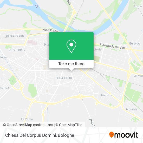 Chiesa Del Corpus Domini map