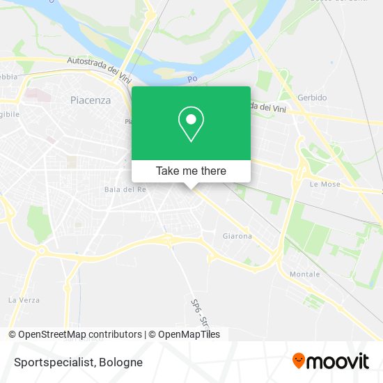 Sportspecialist map
