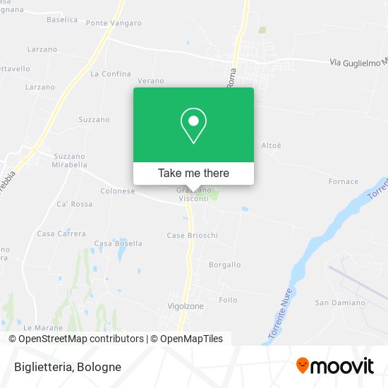 Biglietteria map