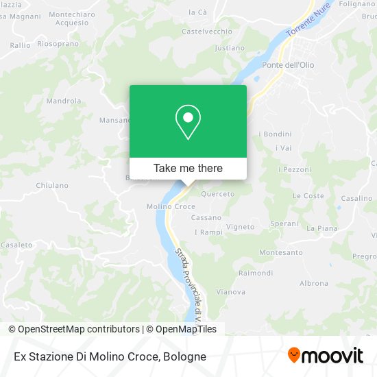 Ex Stazione Di Molino Croce map