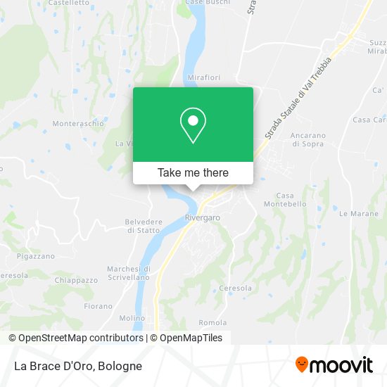 La Brace D'Oro map