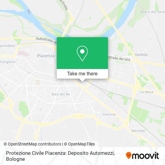 Protezione Civile Piacenza: Deposito Automezzi map