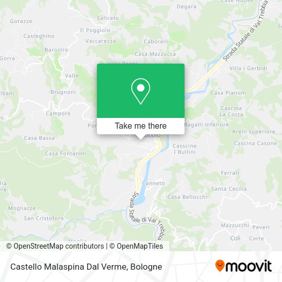 Castello Malaspina Dal Verme map