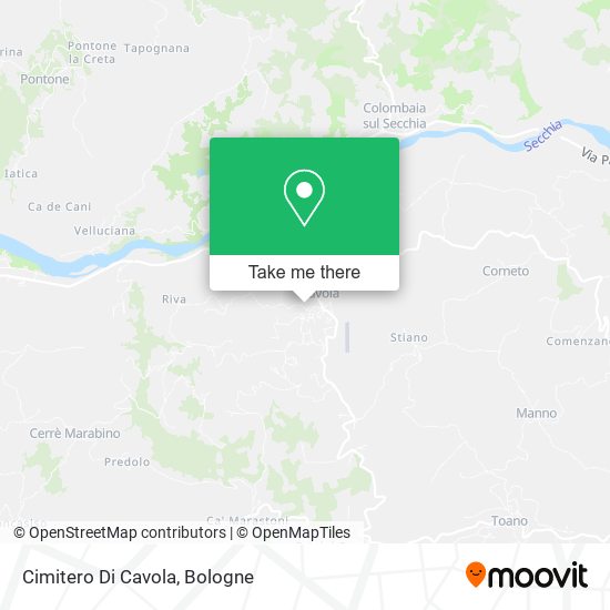 Cimitero Di Cavola map