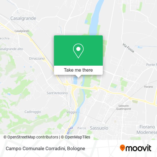 Campo Comunale Corradini map