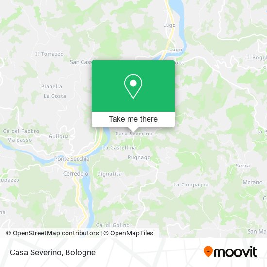 Casa Severino map