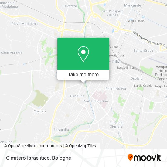 Cimitero Israelitico map
