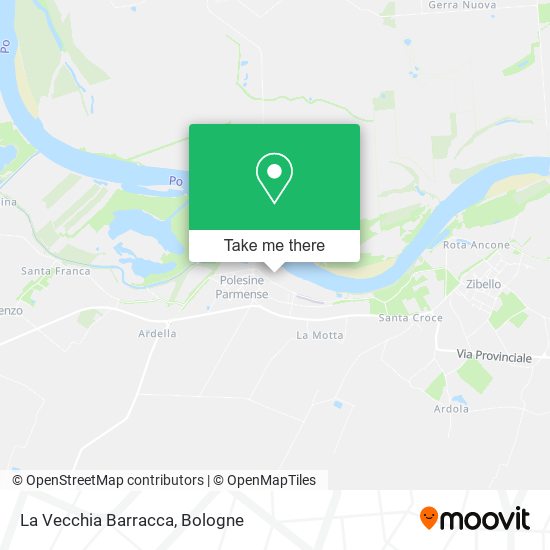 La Vecchia Barracca map
