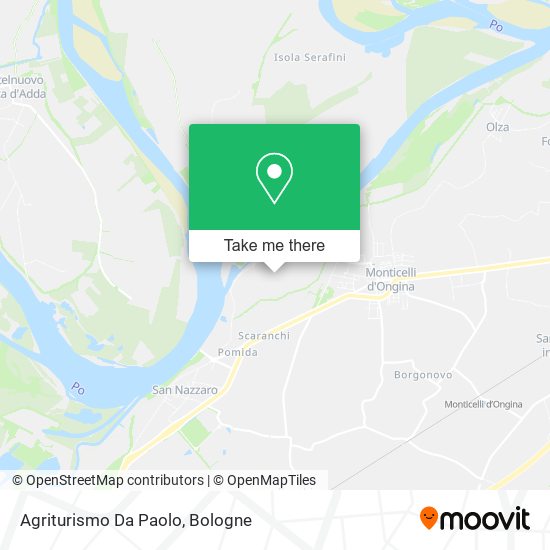 Agriturismo Da Paolo map