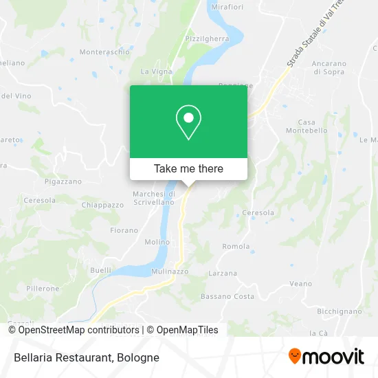 Bellaria Restaurant map