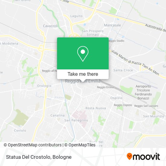Statua Del Crostolo map